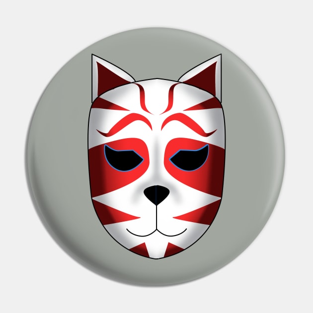 CAT MASK Pin by droidmonkey