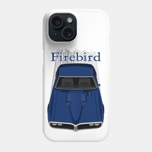 Pontiac Firebird Ram Air 1968 - Aegean Blue Phone Case