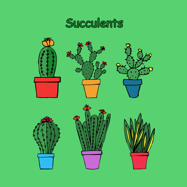 Succulents #1 by headrubble