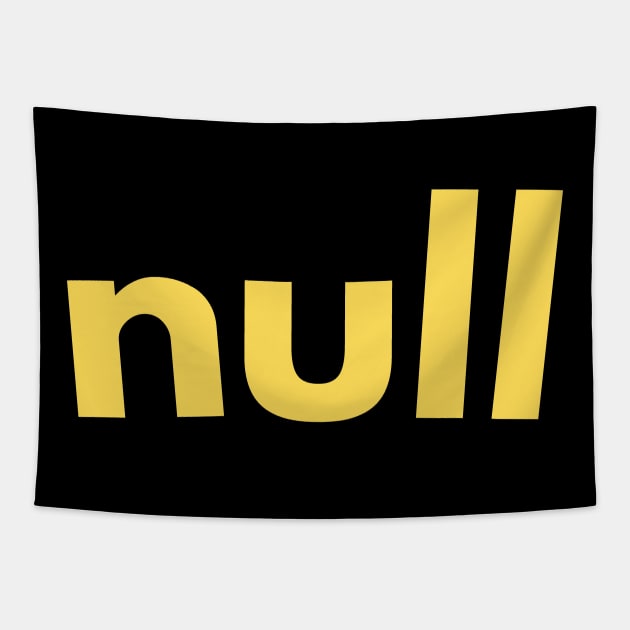 Null type Tapestry by Boolean Shirts