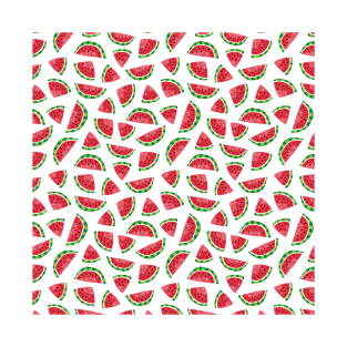 Watermelon Hand Drawn Pattern T-Shirt