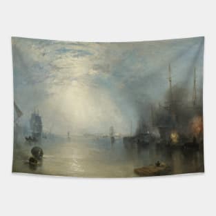 Keelmen Heaving in Coals by Moonlight by J.M.W. Turner Tapestry