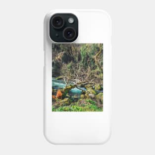 Magical river in Greek forest Phone Case