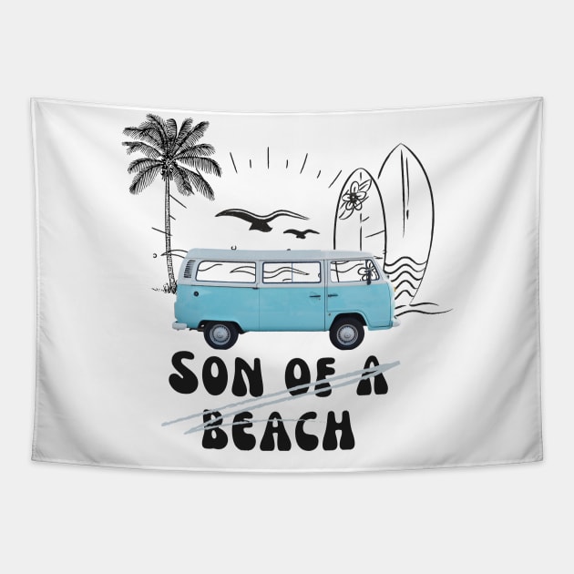 son of the beach Tapestry by baha2010