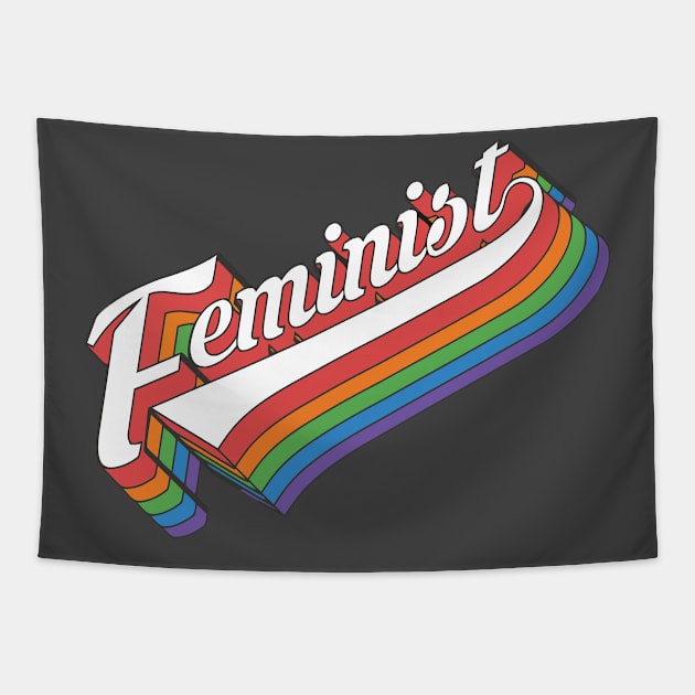 Feminist Men Women Feminists Feminism Tapestry by TeeTeeUp