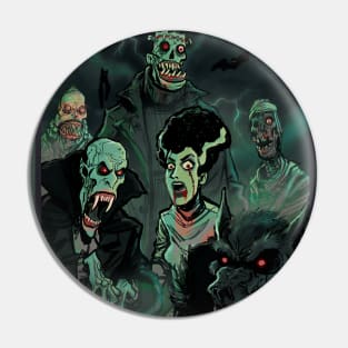 More Monsters Pin