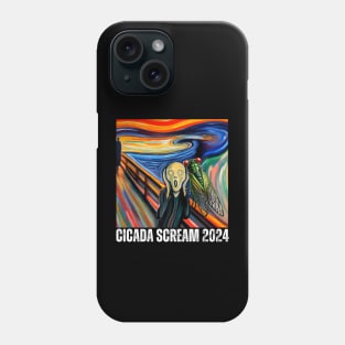 Cicada scream 2024 Phone Case