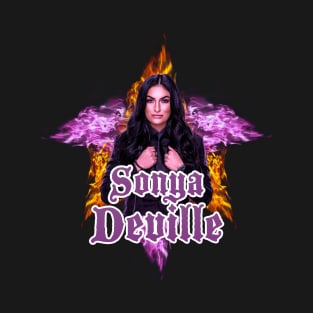 Sonya Devile // WWE FansArt T-Shirt