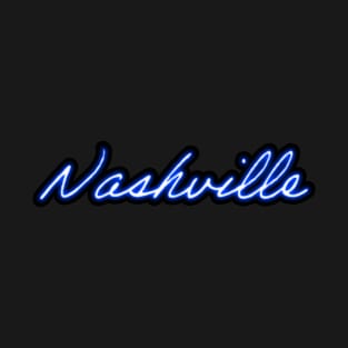 Neon Nashville - Blue T-Shirt