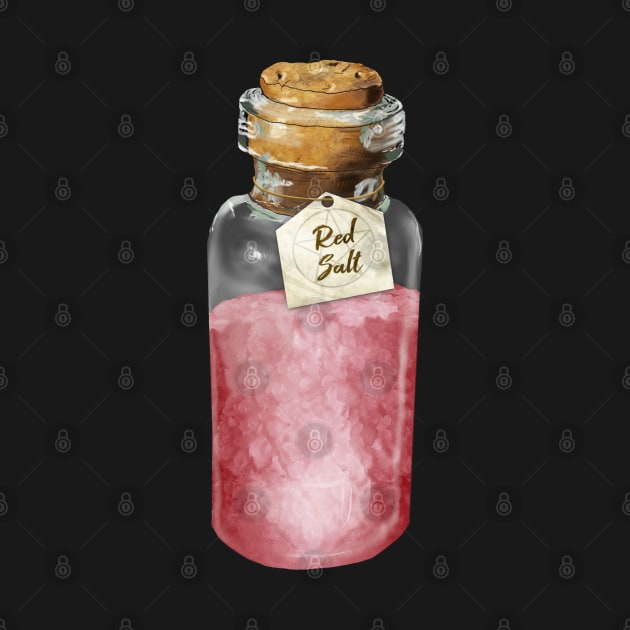 Red Salt - for blocking negativity by drawnexplore