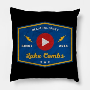 Luke Combs // Play Button Pillow