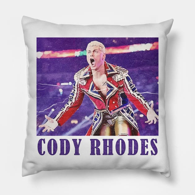 Cody Rhodes Pillow by ahmadist