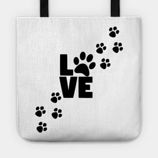 PAWS I Love My DOG Tote