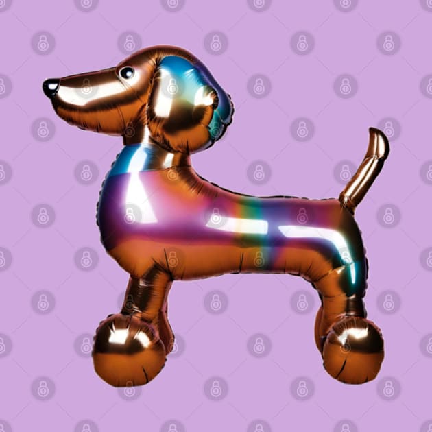 Doxie Balloon by tocksickart