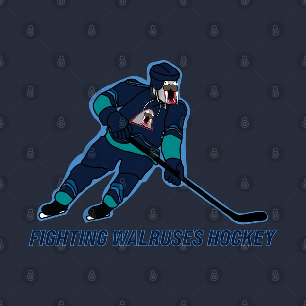 Fighting Walrus Hockey Alternate by Midwestern Dressing