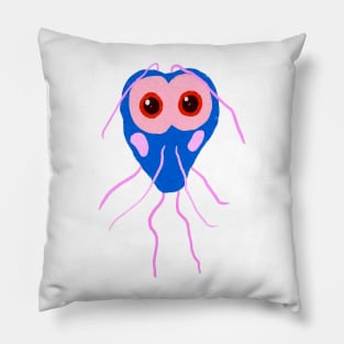 Giardia Cute Microbes Adorable Bacteria Pillow