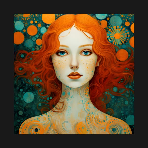 Surreal Redhead by n23tees