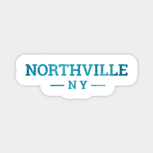 Northville, NY Alcohol Ink Magnet