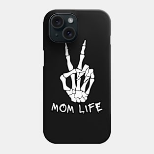 Mom life - skull Phone Case