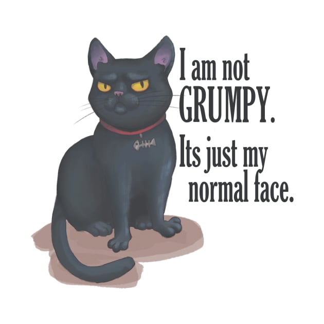 cat with groompy face by FoxyTwinkle