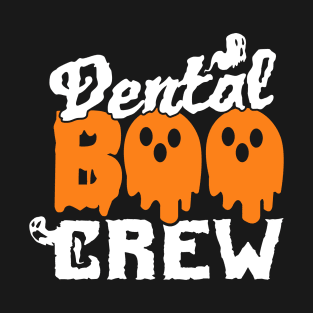 Halloween Dental Boo Crew Funny Dentist Assistant T-Shirt