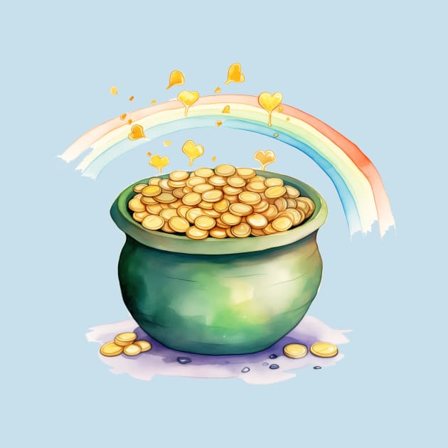 Pot o' Gold n' Rainbows by Hahlidays Apparel