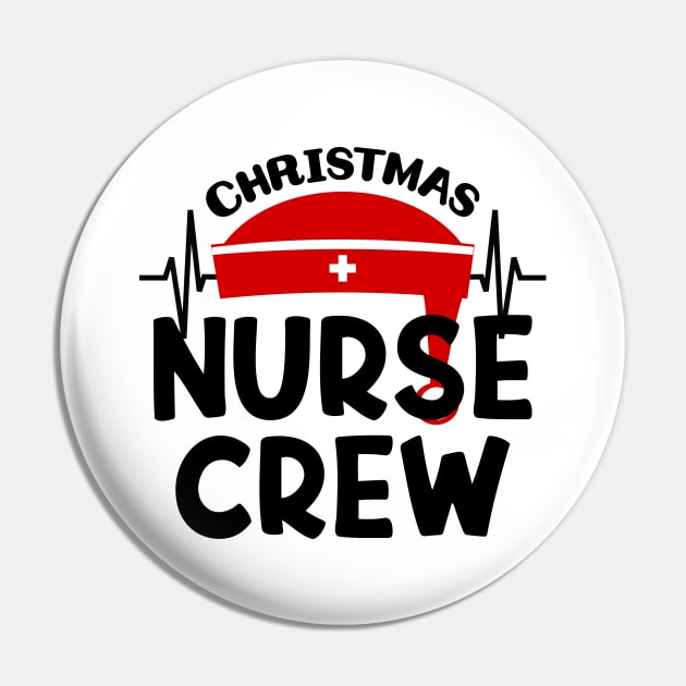 Christmas Nurse Crew Pin by colorsplash