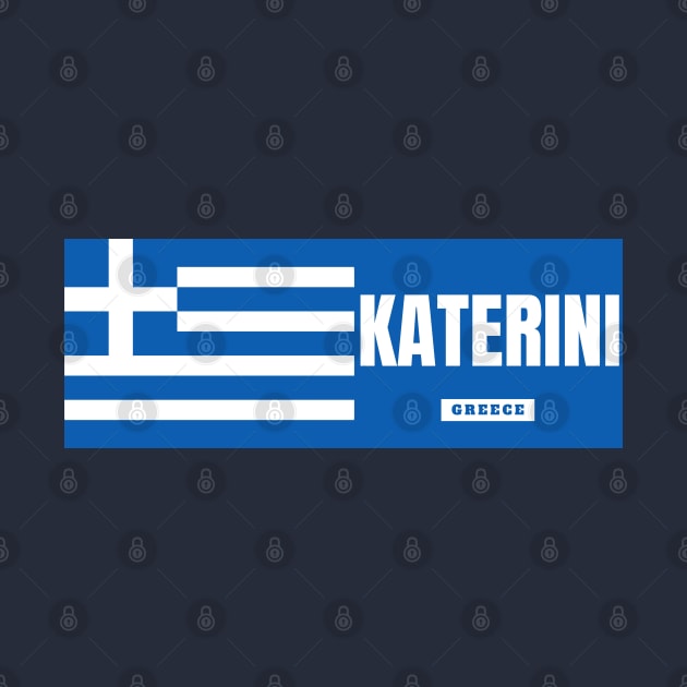 Katerini City with Greek Flag by aybe7elf