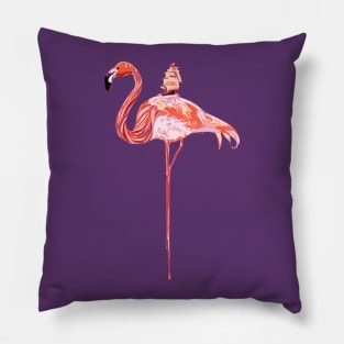 Flamingo & Sea Pillow