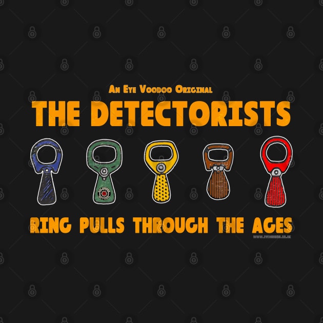 Detectorists Ring Pulls Through The Ages Scrib Edition by Eye Voodoo by eyevoodoo