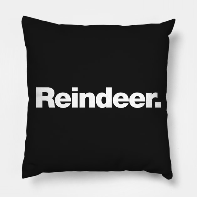 Reindeer Pillow by Chestify