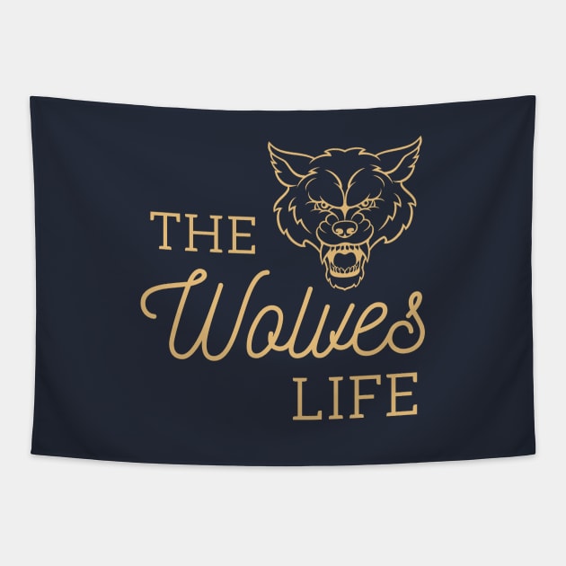 The Wolves Life Tapestry by stephanieduck