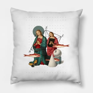 Perugino, Madonna e sante in adorazione di Gesù bambino Pillow