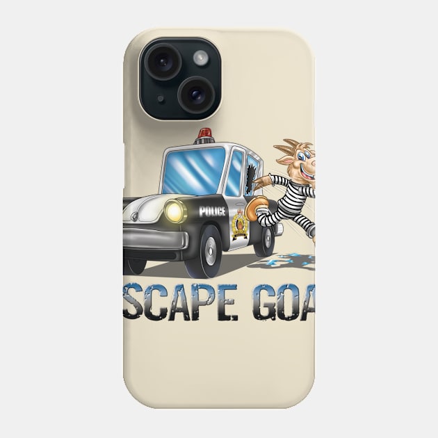 Escape Goat Phone Case by Pigeon585