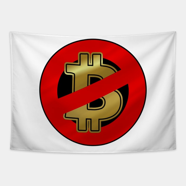 STOP Crypto Tapestry by prometheus31