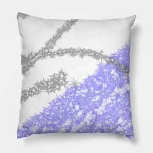 Pink Purple glitter sparkle art design Pillow