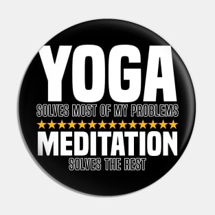 Yoga and Meditation Bliss for Mindful Living Pin