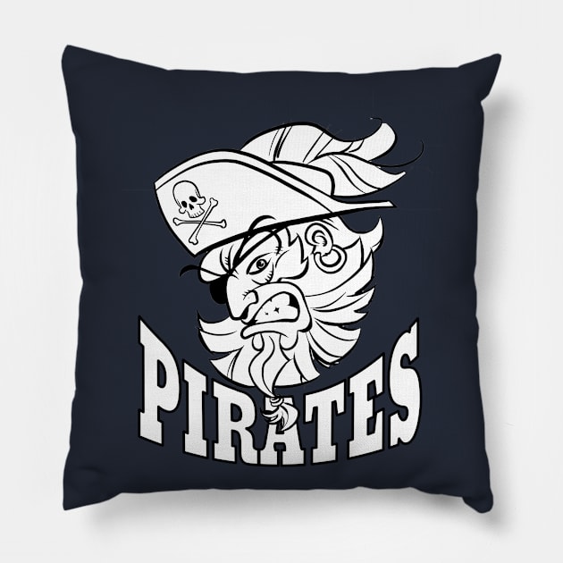 Pirates Mascot Pillow by Generic Mascots