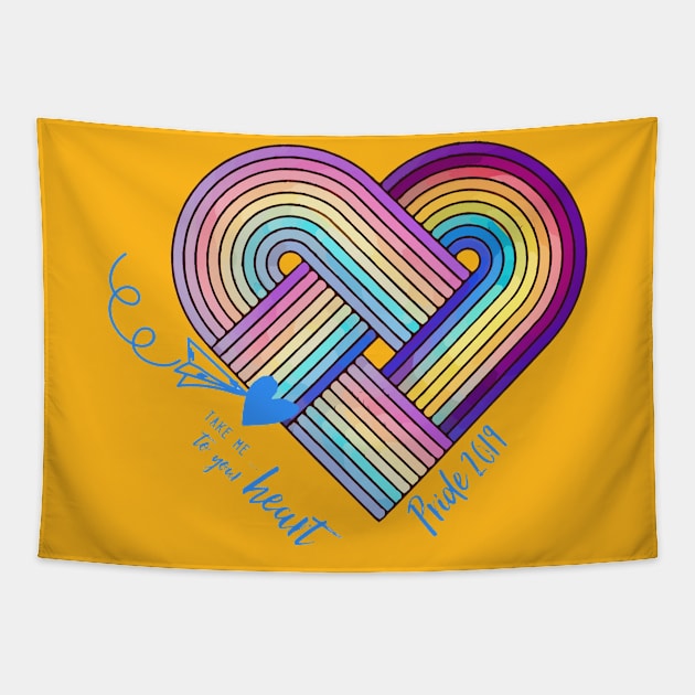 LGBT pride 2019 Tapestry by Birdbox