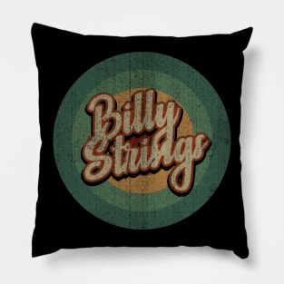 Circle Retro Vintage Billy Strings Pillow