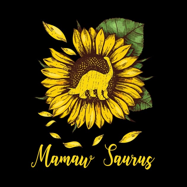Sunflower Mamaw Saurus by gotravele store