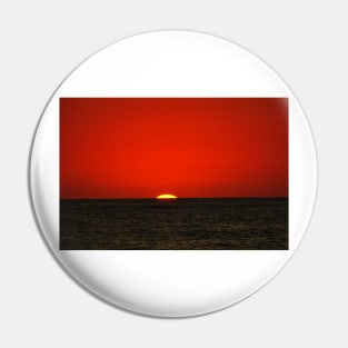 Coucher de soleil sur une plage au Mexique Pin