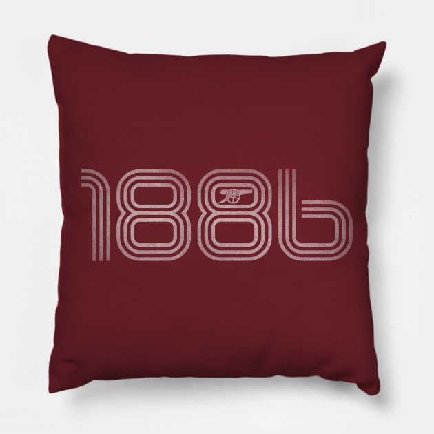 Gunners 1886 Pillow by TerraceTees