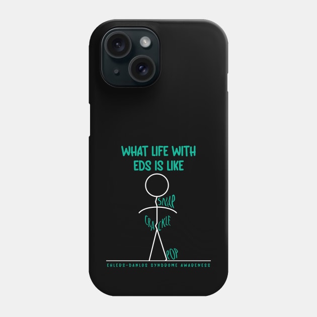 What Life With EDS Is Like - Snap Crackle Pop Phone Case by Jesabee Designs