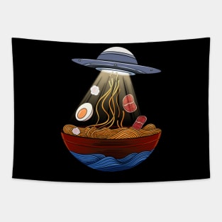 Ramen UFO Tapestry