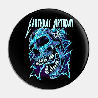 EARTHDAY BIRTHDAY MERCH VTG Pin