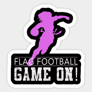 Flag Football Gift Stickers Teepublic