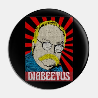 Diabeetus 80s Pop Art Fan Art Pin