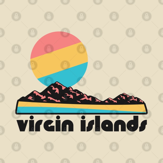 Retro Virgin Islands ))(( Tourist Souvenir National Park Design by darklordpug