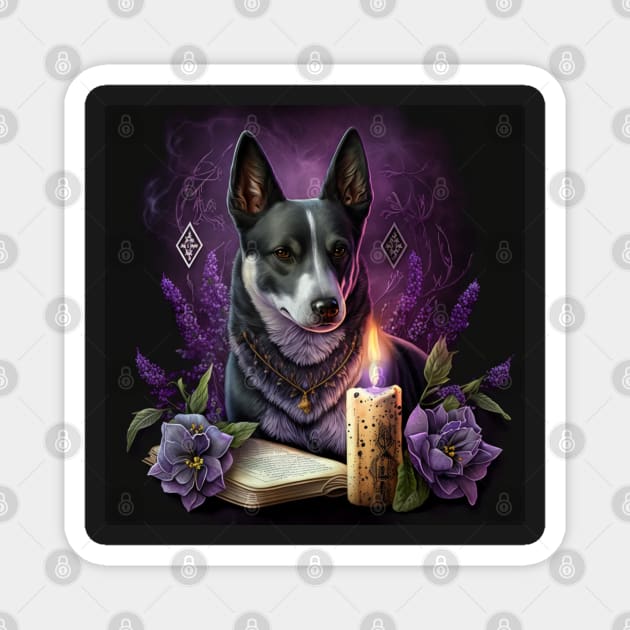 Ritualistic Australian Cattle Dog Magnet by Enchanted Reverie